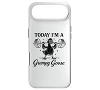 Custodia per iPhone Air Oggi sono un'oca Grumpy Goose Gym Pun Weightlifting