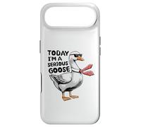 Custodia per iPhone Air Oggi sono un'oca seria Funny Silly Serious Goose