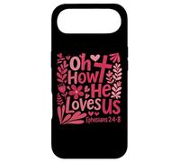 Custodia per iPhone Air Oh Come ci ama Efesini 2 4 8 Christian Floral Faith