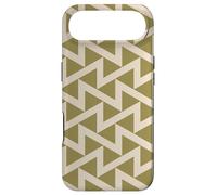Custodia per iPhone Air Olive Beige Brown Zigzag Triangle Arrow Earth Pattern