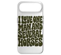 Custodia per iPhone Air Olive Groovy I Love One Man And Diversi Cavalli