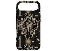 Custodia per iPhone Air Opera d'arte ispirata alla vita notturna Art Deco con elegante geometria