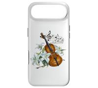 Custodia per iPhone Air Opera d'arte violino e gigli bianchi, regalo elegante per gli amanti della musica