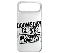 Custodia per iPhone Air Orologio Doomsday Clock 89 secondi a mezzanotte Design per attivisti
