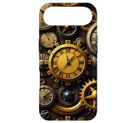 Custodia per iPhone Air Orologio vintage Steampunk Timepiece design meccanico