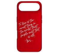 Custodia per iPhone Air Oscar Wilde Quote To Live Is The Rarest Thing In The World