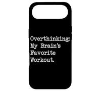 Custodia per iPhone Air Overthinking My Brain's Favorite Workout Citazione divertente