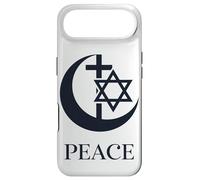 Custodia per iPhone Air Pace | Croce a Mezzaluna Esagramma Unità Interreligiosa Coesistere