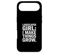 Custodia per iPhone Air Paesaggista Ragazza I Make Things Grow Citazione