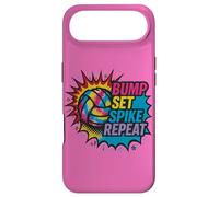 Custodia per iPhone Air Pallavolo Bump Set Spike Repeat Colorful Action Art