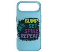 Custodia per iPhone Air Pallavolo Bump Set Spike Repeat Retro Style Motivazione