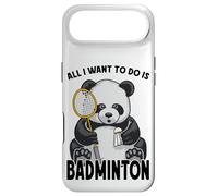 Custodia per iPhone Air Panda Badminton Tutto quello che voglio fare è un simpatico e simpatico giocatore di orsi