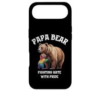 Custodia per iPhone Air Papa Bear Rainbow Cub Fighting Hate Gay Pride Supporto LGBTQ