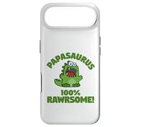 Custodia per iPhone Air Papa-saurus Funny Cute Dinosaur Family Titoli