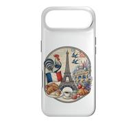 Custodia per iPhone Air Parigi Francia Torre Eiffel Gallo Croissant Caffè Vintage G