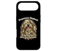 Custodia per iPhone Air Pastore Bergamasco Il mio cane ha capelli migliori divertente