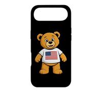 Custodia per iPhone Air Patriotic Teddy Bear USA Flag Illustration Graphic Cartoon