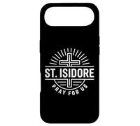 Custodia per iPhone Air Patrono cattolico Sant'Isidoro Prega per noi Croce