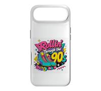 Custodia per iPhone Air Pattini a rotelle anni '90 regalo per lei nostalgia