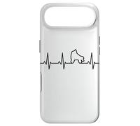 Custodia per iPhone Air Pattini a rotelle ECG Pulse Line Amante dei pattini