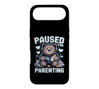 Custodia per iPhone Air Paused For Parenting Gamer Bear Nuovo genitore