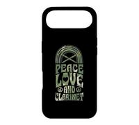 Custodia per iPhone Air Peace Love E Clarinetto Bohemian Rainbow