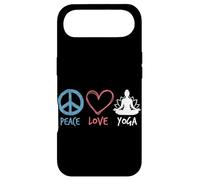 Custodia per iPhone Air Peace Love Yoga Meditazione Zen Retro Lotus