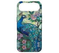 Custodia per iPhone Air Peacock Lover Stained Glass Effect Art Stain Glass Gorgeous
