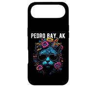 Custodia per iPhone Air Pedro Bay - Gatto dell'Alaska con occhiali da sole e fiori