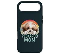 Custodia per iPhone Air Peekapoo Cane Mamma Retro Vintage I miei cani sono il mio cardio