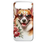 Custodia per iPhone Air Pembroke Welsh Corgi Dog St Valentines Day Opera d'arte