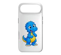 Custodia per iPhone Air Pensa il simpatico dinosauro T-Rex blu