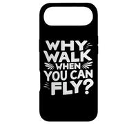 Custodia per iPhone Air Perché camminare quando si può volare divertente citazione di paracadutismo