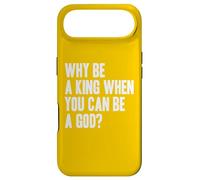 Custodia per iPhone Air PERCHÉ ESSERE UN RE QUANDO PUOI ESSERE UN DIO? Divertente e Funky Achievement