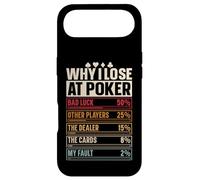 Custodia per iPhone Air Perché perdo al poker divertente gioco d'azzardo scherzo amante del gioco di carte
