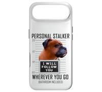 Custodia per iPhone Air Personal Stalker Cane Boxer I Will Follow You Prigione