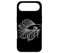 Custodia per iPhone Air Pesce Betta Line Art Acquario Disegno Design