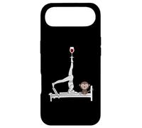 Custodia per iPhone Air Pilates vino Reformer Pilates con scimmia