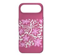 Custodia per iPhone Air Pink Floral Daisy Dragonfly Botanical Wildflower Vine Garden