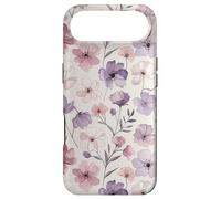 Custodia per iPhone Air Pink Purple Flower Watercolour Floral Wildflower Cute