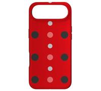 Custodia per iPhone Air Pink & Red Black Polka Dot Ladybug Cute Lady Bug Polka Dots