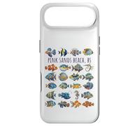 Custodia per iPhone Air Pink Sands Beach The Bahamas Design Pesce Colorato