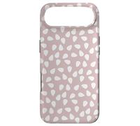 Custodia per iPhone Air Pink White Teardrop Leaf-like Petal Seedpod Nature Pattern