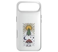 Custodia per iPhone Air Pino Sole Luna Fungo Foresta Celeste Boho Folk Art