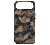 Custodia per iPhone Air Pipistrelli vampiri Swarm Classic Gothic Black Spooky Cottagecore