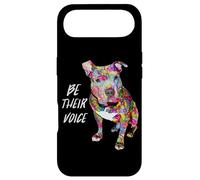 Custodia per iPhone Air Pitbull Hippie sii la loro voce, mamma cane carino