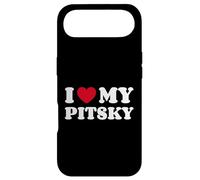 Custodia per iPhone Air Pitskes Pitbull Husky Mix I Love My Pitsky
