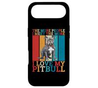 Custodia per iPhone Air Più persone incontro più amo il mio Pitbull