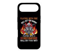 Custodia per iPhone Air Playing With A Firefighter Funny Fireman Fighters Lovers