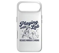 Custodia per iPhone Air Playing with Labrador Dog Owner Funny Women